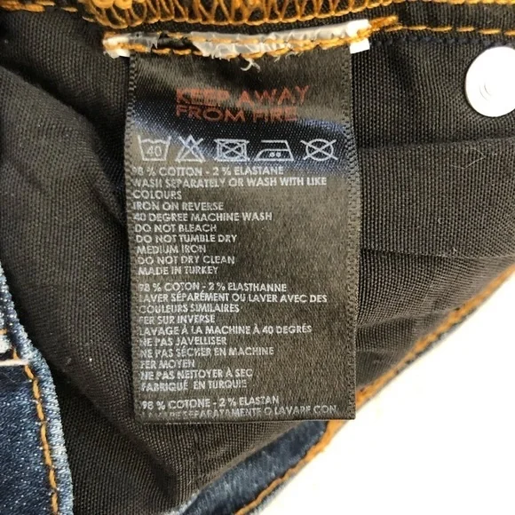 BDG Twig Skinny Ankle Dark Wash Jeans Size 26 - Picture 4 of 9